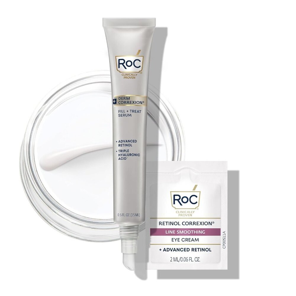 Derm Correxion Fill + Treat Advanced Retinol Serum, Wrinkle Filler Treatment wit
